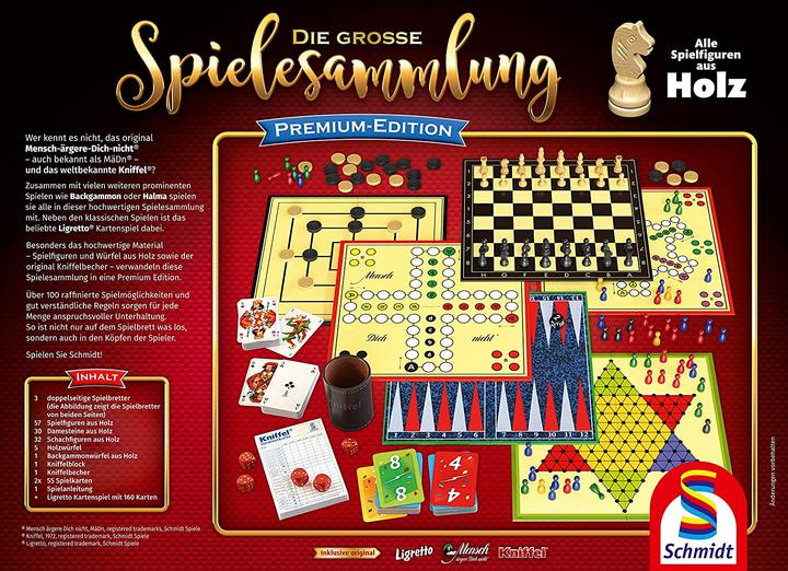 Produktbild Schmidt Spiele Die grosse Spielesammlung Premium-Edition