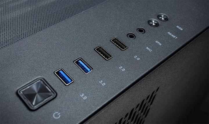 Produktbild Talius Cronos ATX Gaming Box, Schwarz (ATX, mATX)