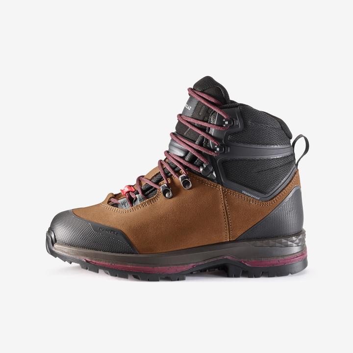 Immagine prodotto Forclaz Trekkingschuhe Damen Leder hoch breit wasserdicht Bergwandern - MT100 (40)