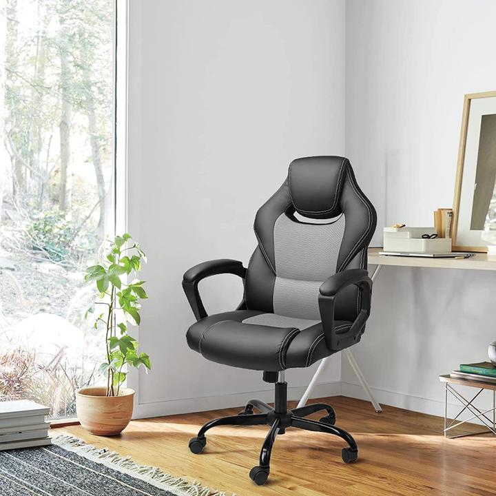 Immagine prodotto Basetbl sedia da ufficio ergonomica, grigio