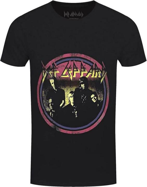 Immagine prodotto Def Leppard Maglietta Cerchio Vintage Adulto Unisex (XL)