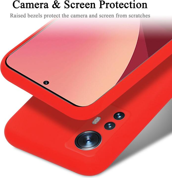 Image du produit Cadorabo TPU Liquid Silicone Case Housse pour Xiaomi 12 / 12X (Xiaomi 12X)