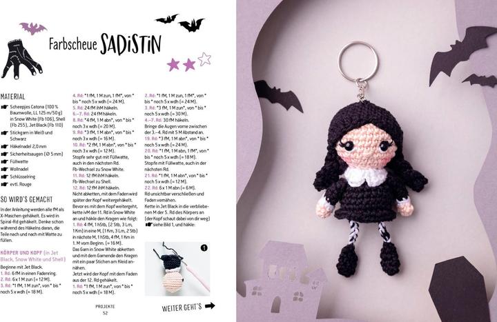 Actual product image Helden der Kindheit – Schlüsselanhänger häkeln (German, Yvonne Rapp, 2023)