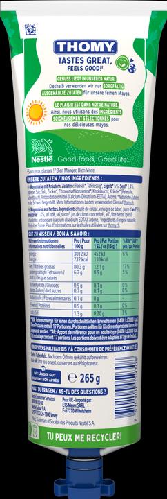 Image du produit THOMY Mayonnaise aux herbes (265 g)