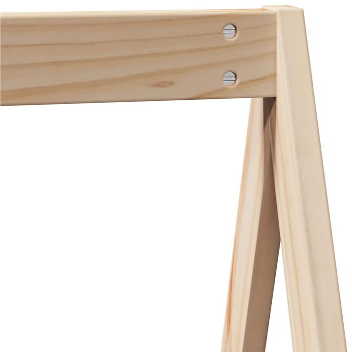 Actual product image VidaXL Loft bed with ladder roof bed children's bed play bed 90x190cm solid wood (90 x 190 cm)
