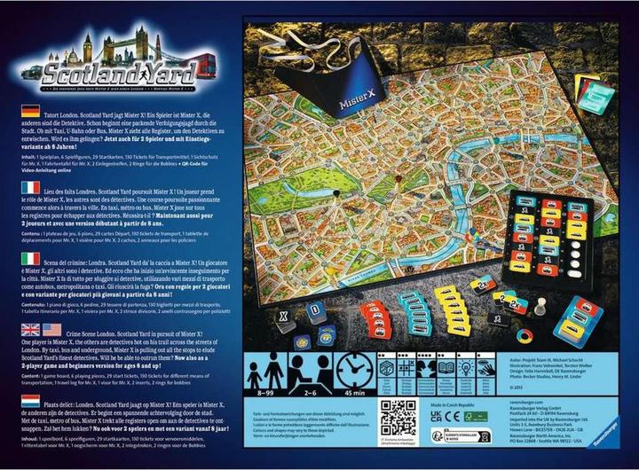 Immagine prodotto Ravensburger Scotland Yard (Tedesco, Francese, Italiano, Inglese)