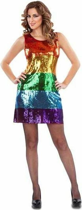 Produktbild My Other Me Verkleidung Kleid Regenbogen (M/L)