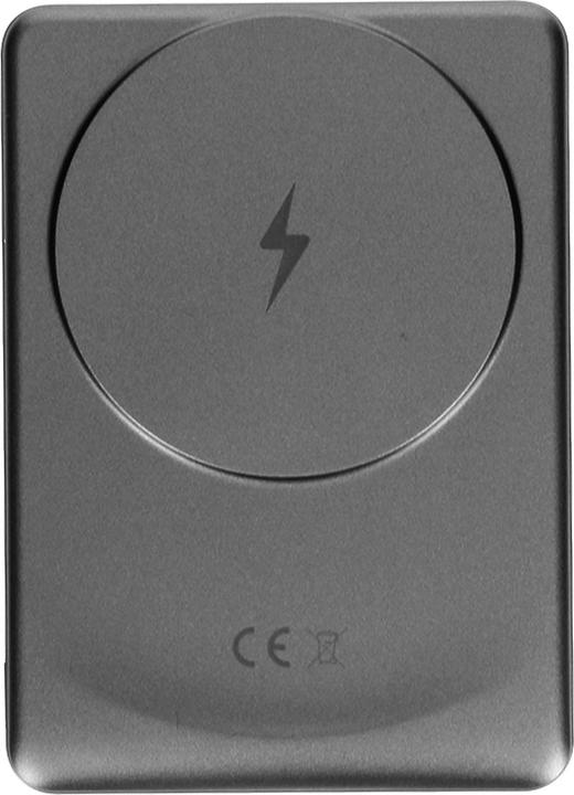 Actual product image OnePlus Slim Wireless Magnetic Power Bank, 5000 mAh, gray (5000 mAh, 10 W)