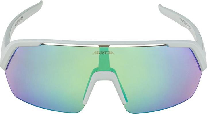 Actual product image ALPINA SPORTS Turbo Hr (Smoke-grey matt, Mirror Green)