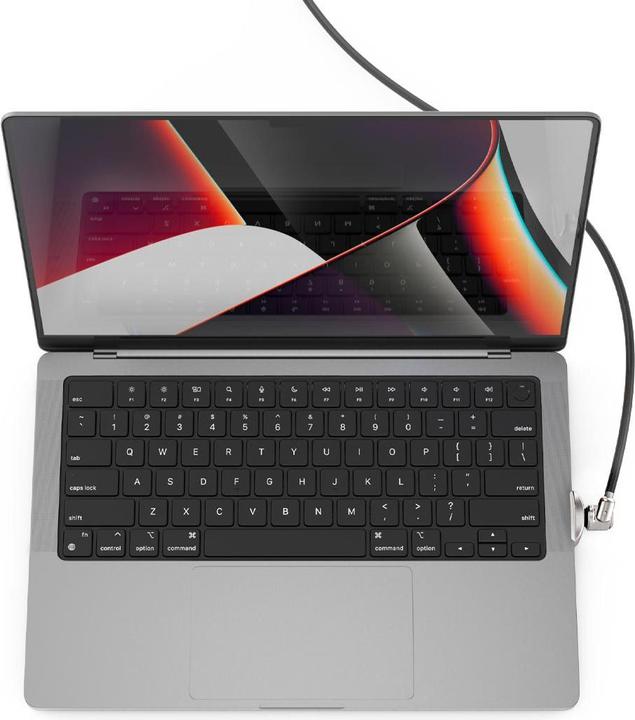 Actual product image Maclocks Ledge adapter for 2021 M1 MacBook Pro 14" + Keyed Cable Lock (ETA April 1st)
