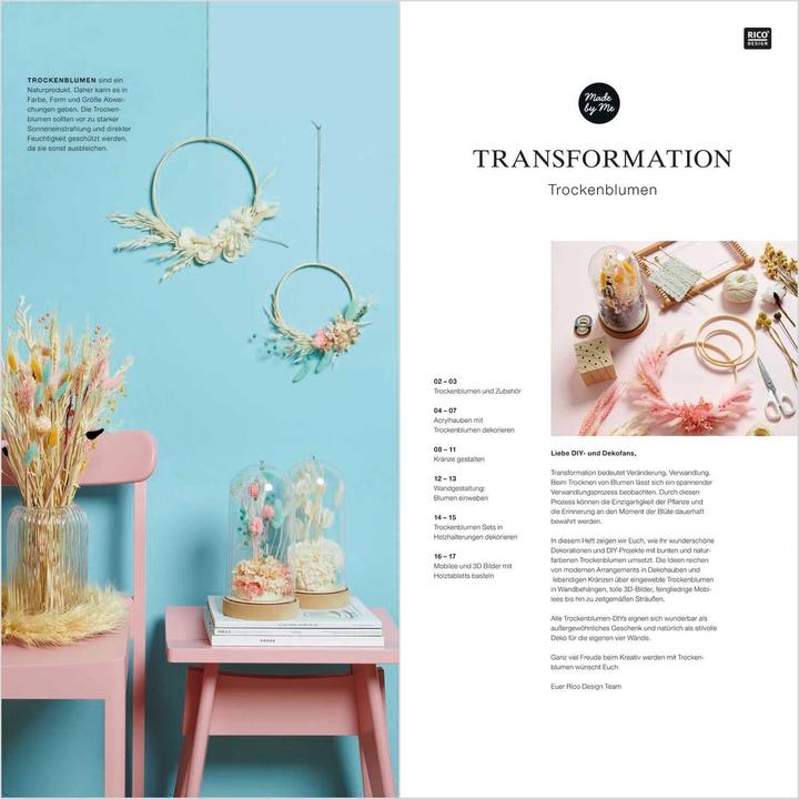 Image du produit Rico Design Handbuch Made by Me Trockenblumen 20 Seiten (Allemand, 2023)