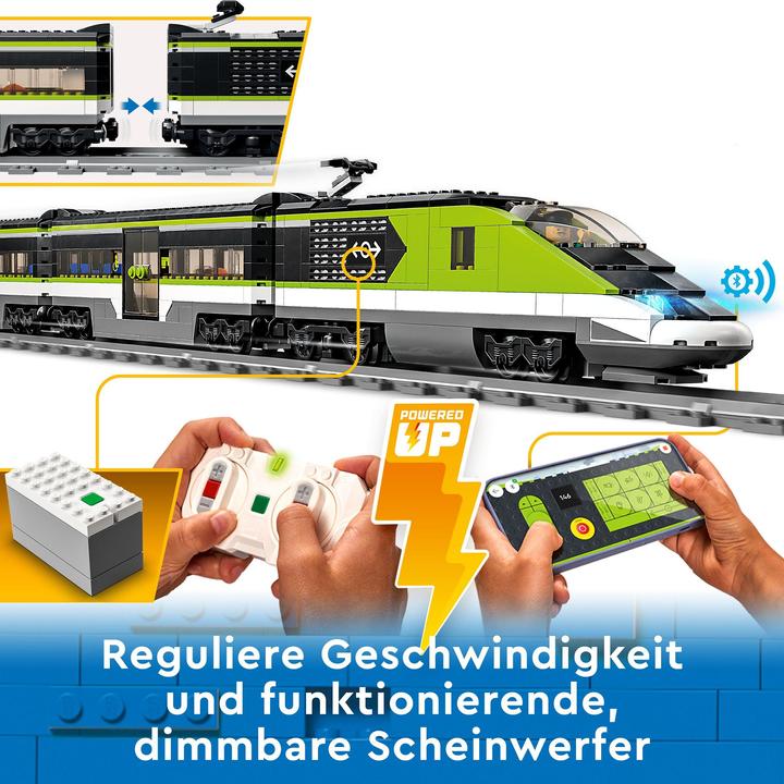 Immagine prodotto LEGO Treno espresso passeggeri (60337, LEGO City, LEGO Powered UP)