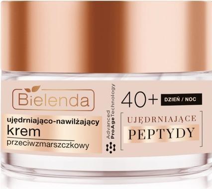 Bielenda BIELENDA Ujędrniające Peptydy ujędrniająco-nawilżający krem przeciwzmarszczkowy 40+ dzień/noc 50ml (Körpercreme, 50 ml)