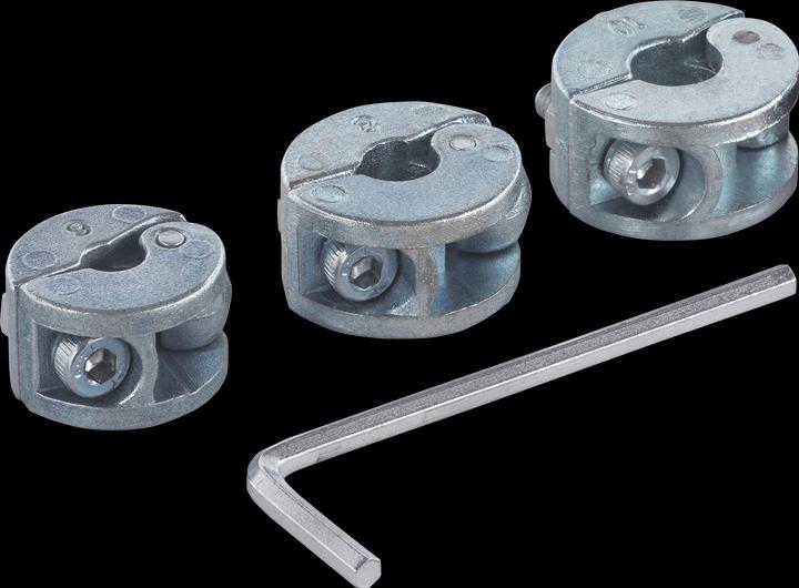 Image du produit wolfcraft wolfcraft 1 Univ.-Tiefenstopp-Set 3-tlg. ø6,8,10mm (6, 8, 10 mm)