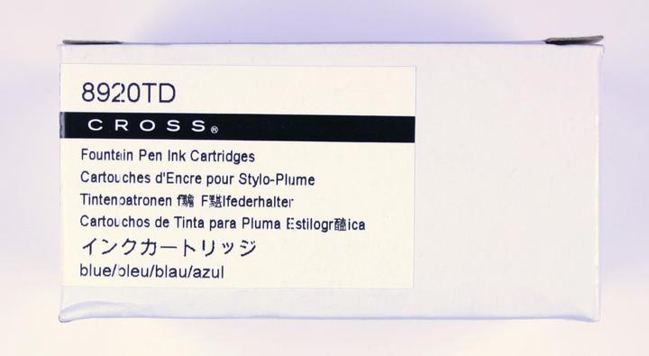 Actual product image Cross Ink cartridge blue 6pcs. (ink cartridges, Blue)