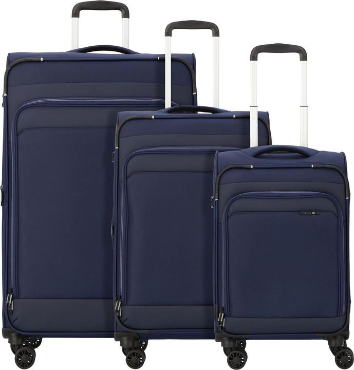 Produktbild D&N Travel Line 9504 4 Rollen Kofferset 3-teilig mit Dehnfalte (204 l, XL (ab 115l))