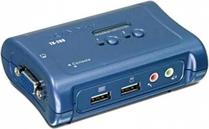 Actual product image Trendnet TK-209K 2-way USB KVM switch kit with audio