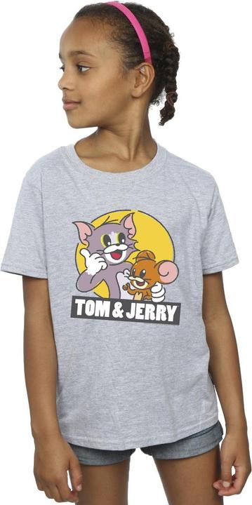 Immagine prodotto Tom & Jerry Sketch Logo Maglietta Ragazze (104)