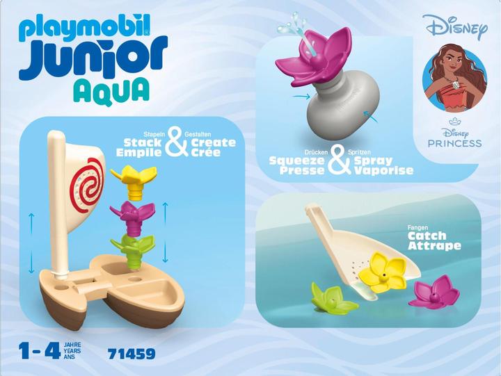 Produktbild Playmobil 1.2.3 & Disney: Vaiana Katamaran (71459, Playmobil Junior)