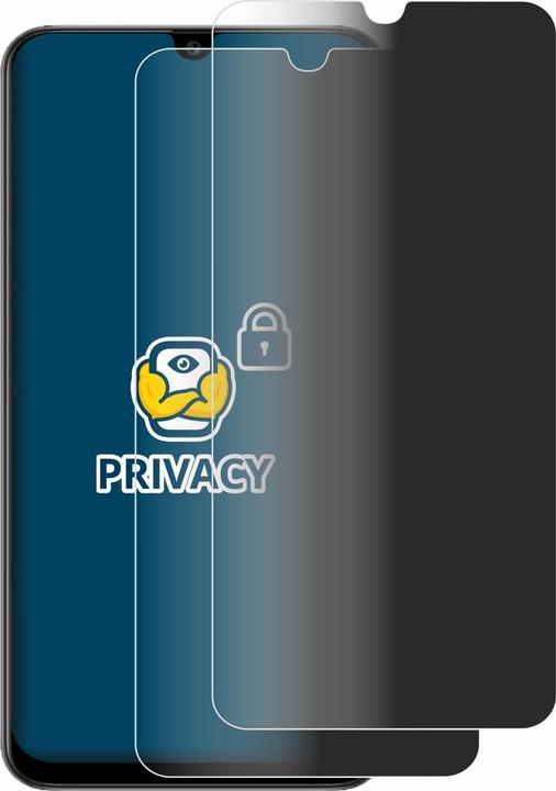 Produktbild BROTECT Sichtschutzfolie Anti-Spy Privacy Folie Blaulicht-Schutz (2 Stück, Samsung Galaxy A50s)