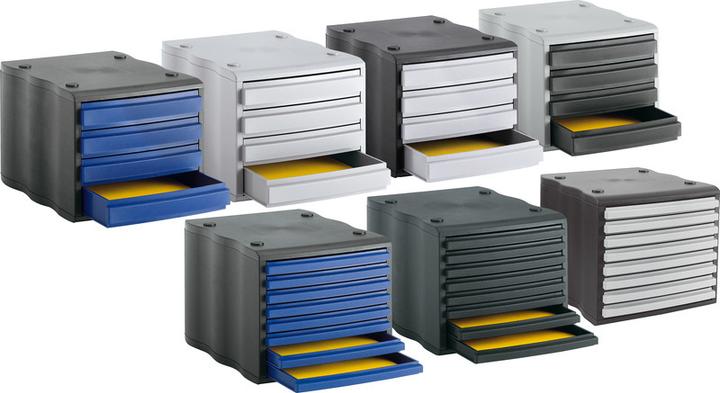Actual product image Styro WAVE drawer unit (A4, C4)