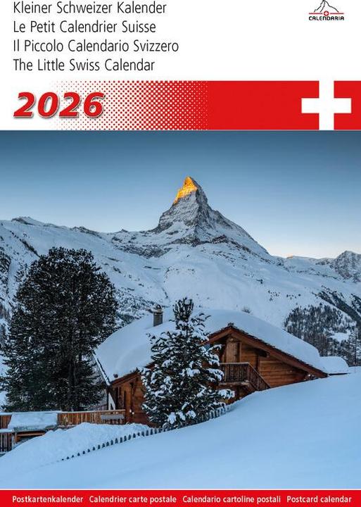 Immagine prodotto Kleiner Schweizer Kalender 2026 (Copertina rigida, Tedesco, Francese)