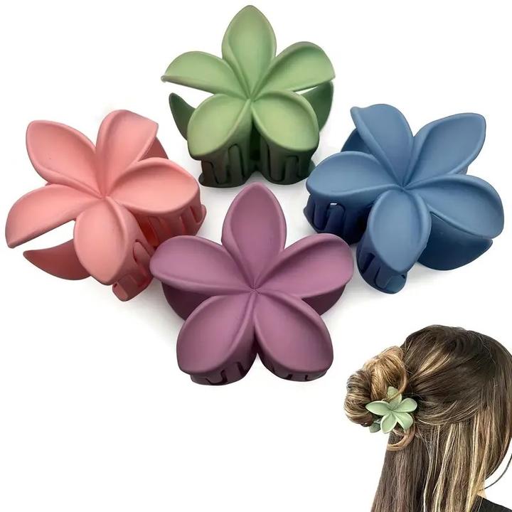 ASMI 4 Stück Haarkrallen, Haarklammern Blumen (4 Stk.)
