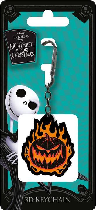 Produktbild Pyramid Disney 3D porte-clés caoutchouc The Nightmare Before Christmas Flaming Pumpkin 6 cm