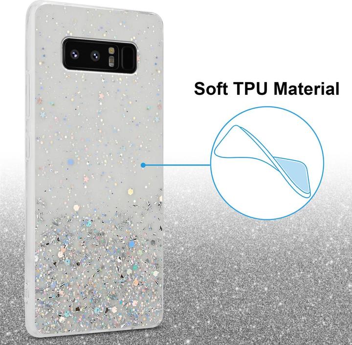 Produktbild Cadorabo TPU Cover funkelnder Glitter (Samsung Galaxy Note 8)