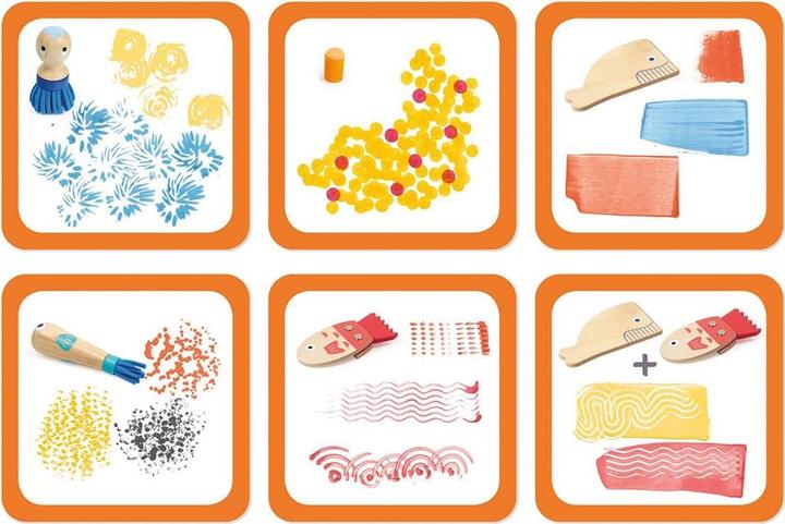 Image du produit Djeco Outils de peinture amusants
