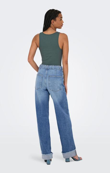Image du produit Only ONLZADDIE Hohe Taille Weiter Beinschnitt Jeans Jeans mit weitem Bein (30)