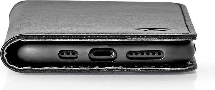 Produktbild Nedis Schutzhülle Benutzt für: Samsung Samsung Galaxy S9 Geeignet für 1 Kart Schwarz PU/TPU Einstell (Samsung Galaxy S9)