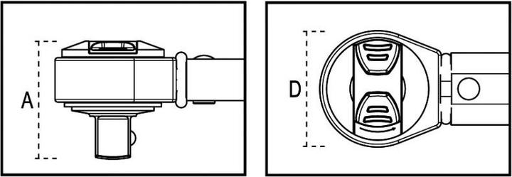 Produktbild BETA 006680410 Drehmomentschlüssel mit Klickmechanismus 3/8"" 20÷100 Nm 335 mm (3/8", 10 Nm, 20 Nm)