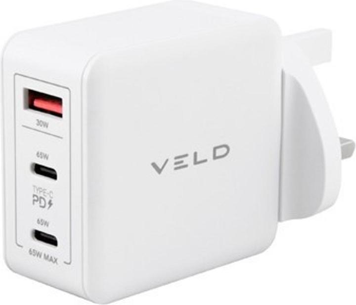 Image du produit Dicota Compact 3-Port GaN Wall Charger (65W) UE blanc (65 W)