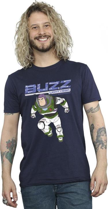 Actual product image Disney Mens Lightyear Buzz Jump To Action T-Shirt (XL)