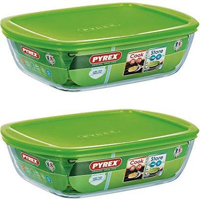 Produktbild Pyrex Glasschüssel mit Deckel, rechteckig, 28 x 20 cm, 2,6 l (2.50 l)