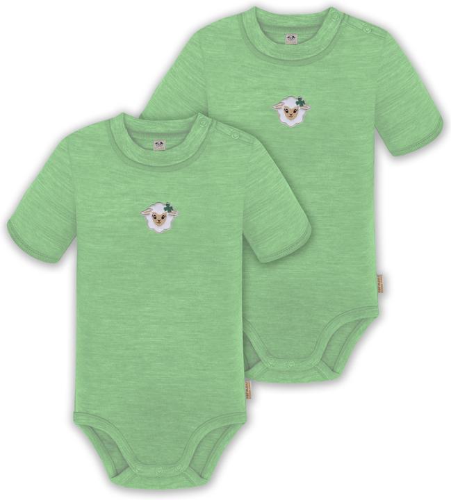 Normani 2er Set Baby Merino Kurzarmbody „Tihoi" - 9309