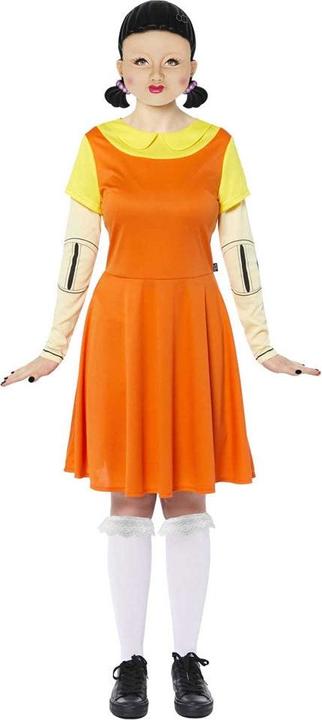 Actual product image Amscan Adult costume Squid Game doll deluxe size L (L)
