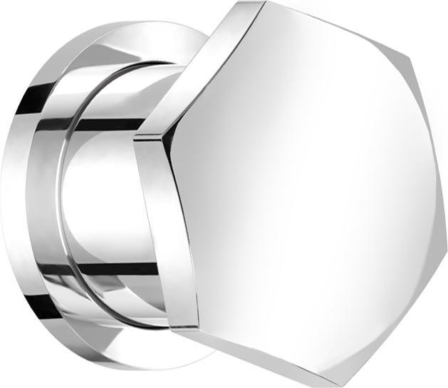 Image du produit Star Piercing Flesh Plug argent Hexagon avec O-ring (Acier chirurgical 316L, sans laiton)