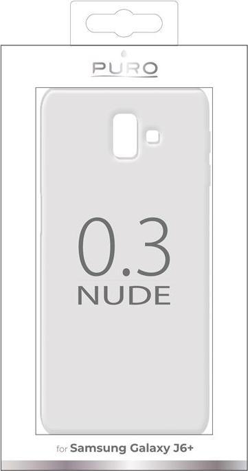 Immagine prodotto Puro 0,3 Nude - Custodia per Samsung Galaxy J6 + (trasparente) (Samsung Galaxy J6+)