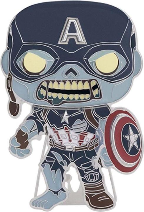 Immagine prodotto Funko POP! Pin! Marvel What If : Zombie Captain America (21)