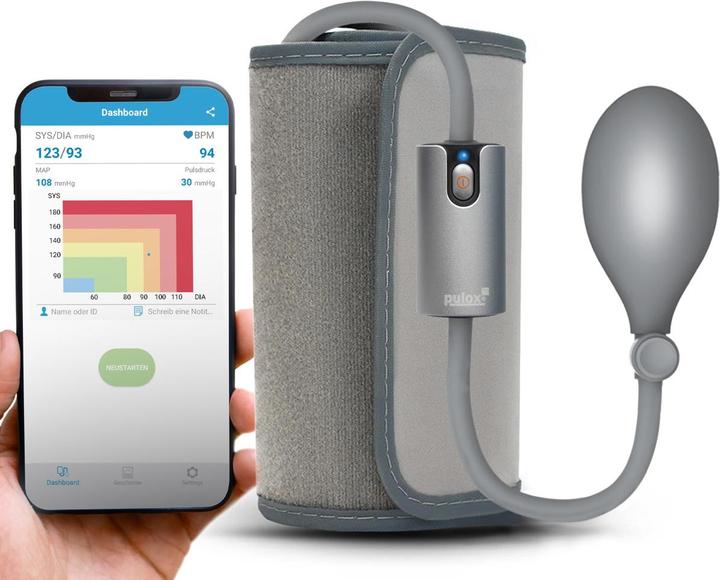Actual product image Pulox AirBP Blood Pressure Monitor (Blood pressure monitor upper arm)