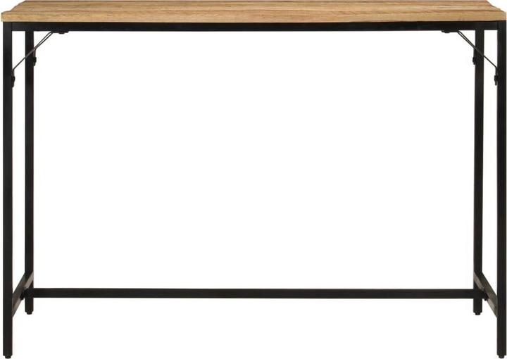 Actual product image VidaXL Rough and iron dining table (110 x 55 x 75 cm)