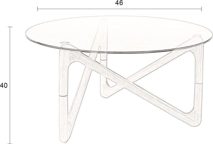 Produktbild Dutchbone Table (80 x 80 x 40 cm)