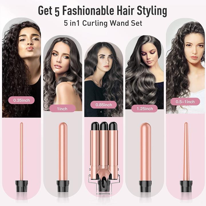 Produktbild Bestope Pro Welleneisen 5-in-1 Set