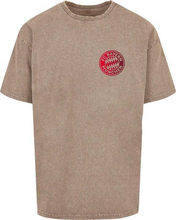 Actual product image FC Bayern München Mia San Mia V GR Acid Washed Heavy Oversize Tee - 115607 (M)