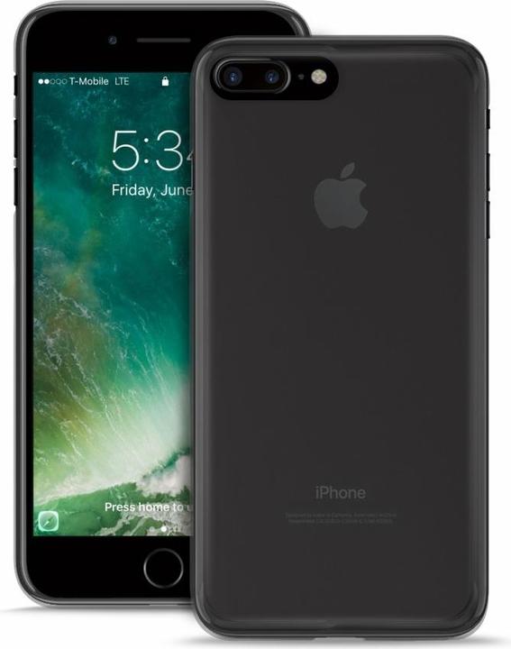 Actual product image Puro Plasma Cover iPhone 7 Plus czarny p rzeź/black transp IPC755PLASMABLK (Apple iPhone 7 Plus)