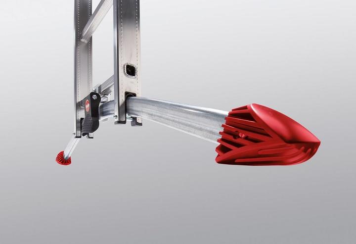 Immagine prodotto Hailo S100 ProfiLOT, scala combinata in alluminio a 3 sezioni, 3x12 pioli (Scala doppia, 48 cm)