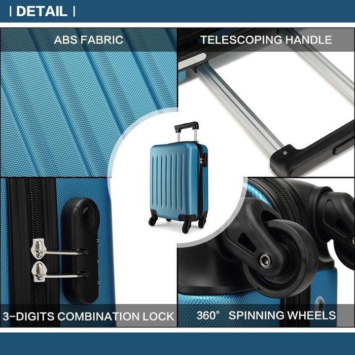 Actual product image Kono Hartschalenkoffer mit 4 Rollen (85 l, M (50 - 90l))