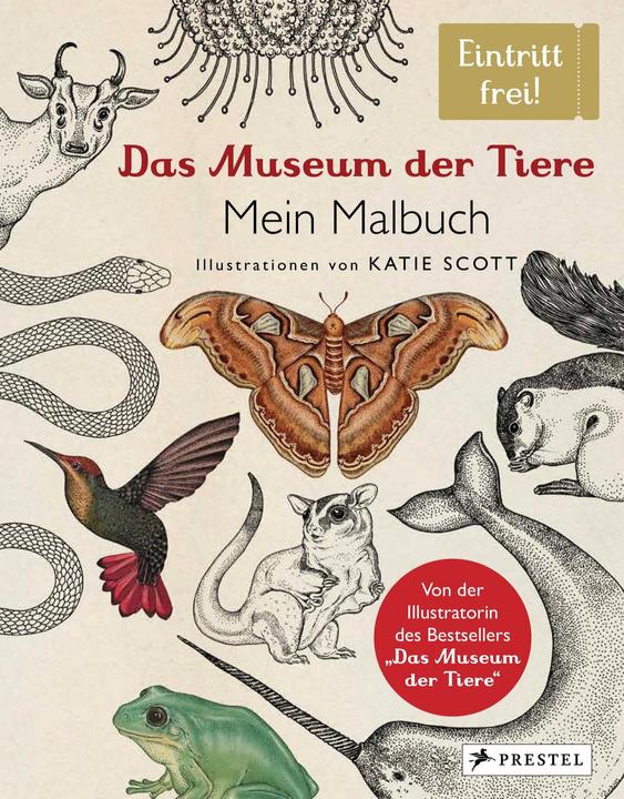 Produktbild Das Museum der Tiere. Mein Malbuch